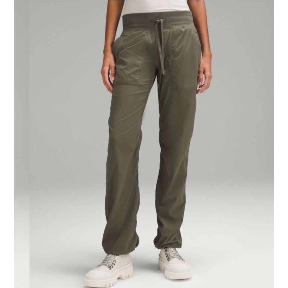 Lululemon Dance Studio Mid-Rise Jogger *Full Length Women’s Size 4 Olive Green